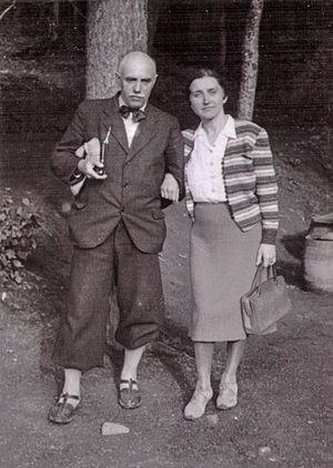 Yosyp Bokshai with his wife