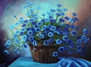 'Blue Eyes Of Maestro', 2010, oil on canvas, 50x60