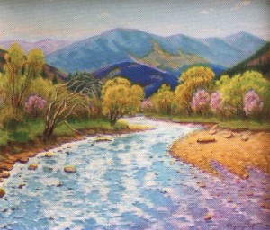 Blue Turychyika River