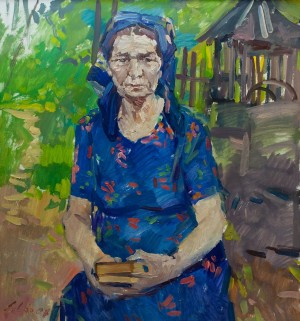 Ерфан Ф. ‘В саду. Бабця Марія‘, 2007