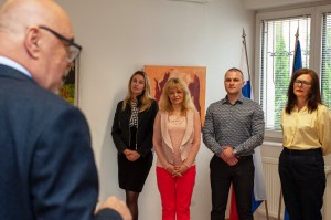 Exhibition of works at the Consulate General of Slovakia in Uzhhorod