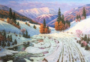 Winter in the Carpathians, 1998