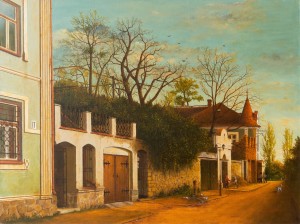 V. Klymkovych Landscape With A Windmill', oil on canvas, 100x135