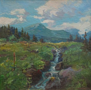 V. Brenzovych 'Zhyvytisa From Hoverla Mountain'.