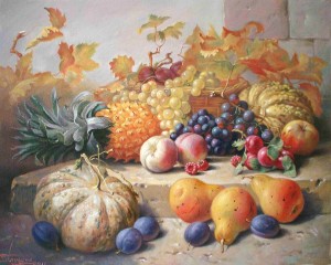 Pineapple, oil on canvas, 40x50