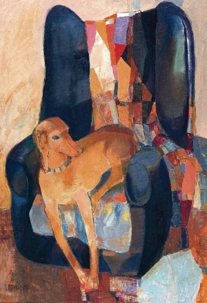 Maggie, 2005, oil on canvas, 86x100