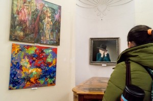 IT WAS OPENED EXPOSITION  ON THE OCCASION OF THE ARTIST'S DAY IN UZHHOROD 