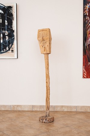 P. Hirsch ’Time Purchase’, 2014, wood, 140x25x25