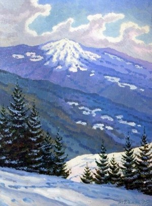 M. Demian 'Snowy Tops', 1975