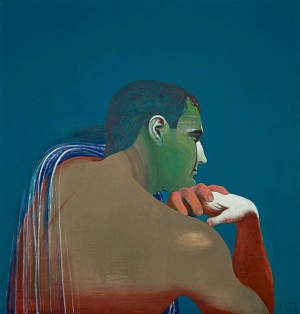 B. Firtsak ‘P A N‘, 2014, tempera on canvas
