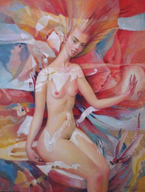 A Dragonfly, 2013, oil on canvas, 65x50