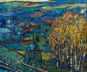 O. Kondratiuk ’Carpathian Twilight’, oil on canvas, 50x60
