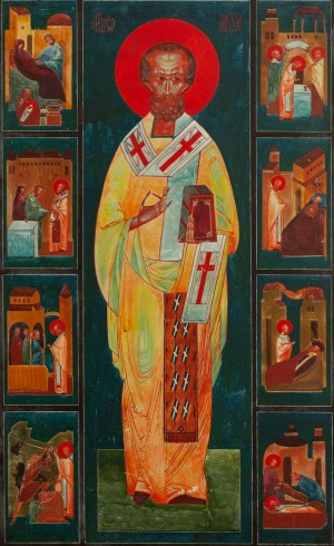 I. Demchuk ’Saint Nicholas With Hagiography’, 2011.
