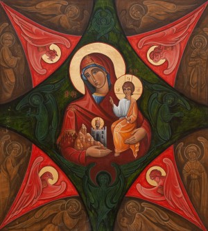 I. Demchuk ’Throne Virgin With Child’, 2010.