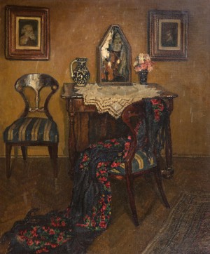 R. Boemm Interior', oil on canvas, 82x68