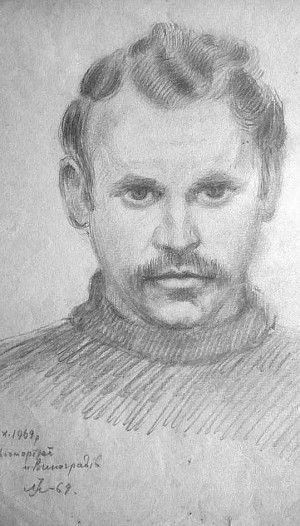 M. Ihnatyk Self-portrait'