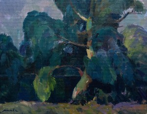 Z. Mychka Willow', oil on canvas, 50x40
