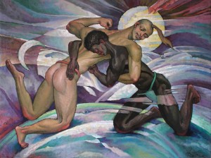 Bilobog And Chornobog, oil on canvas, 60x80