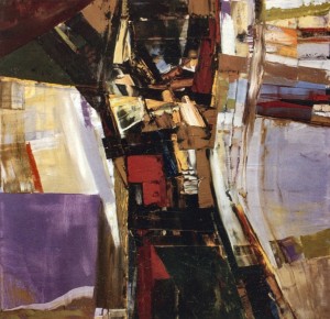 Crucifix, 1991, oil on canvas, 100x100