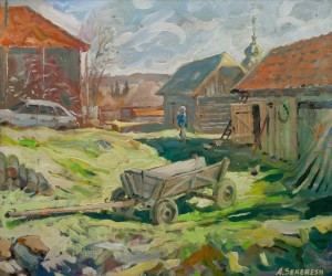 A. Sekeresh Kryte Village', 2013, oil on canvas, 55x65
