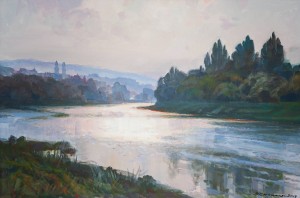 V. Skakandii ’Morning Over The Uzh River’, 2019.