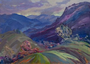L. Borshosh-Litun 'Mountain Mood', 2016, oil on canvas, 50x70