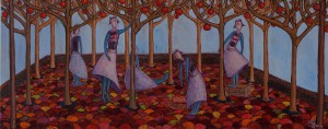 'Garden With Apples'