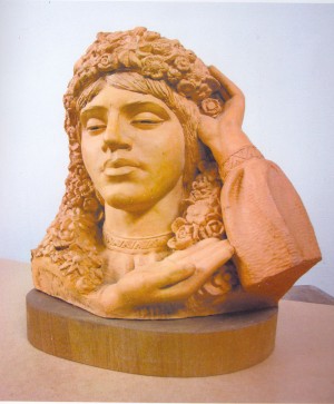 Vesnianka, 2005, ceramics, 31х28х16.5