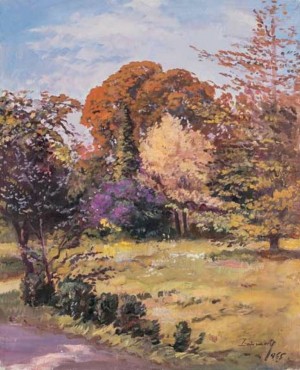 Botanical Garden, 1965, oil on canvas, 78х64