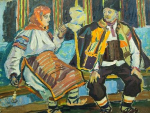 Hutsul, oil on canvas, 70x48