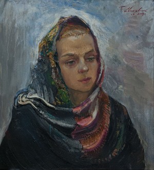 V. Svaliavchyk Portrait Of Wife'.