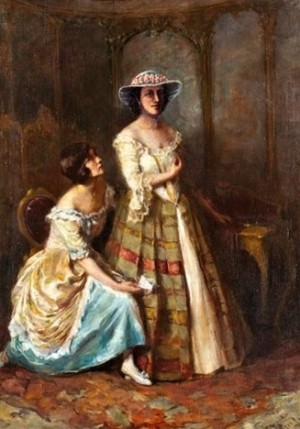 Ladies, 1924, oil on canvas, 120,5х87