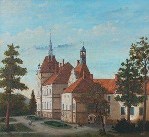 Парій В. ‘Замок графа Шернборна (східний фасад)‘, п.о., 110х120