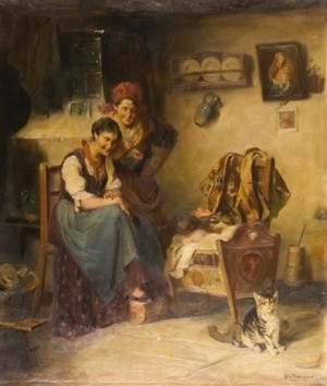 Proud Mother, oil on canvas, 68х58