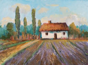 Author anonymous House', oil on canvas, 30x40