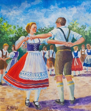 S. Tatur Hansel And Gretel', 2017, 50x40