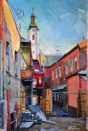 The Old Yard, oil on canvas, 30х45