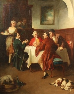 A Tavern Evening, oil on canvas, 100х80