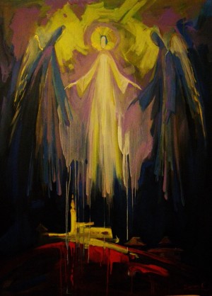 Guardian Angels , 2011, acrylic on canvas, 160x120