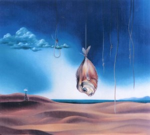 Dry Fish, 1980, oil on canvas