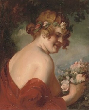 Goddess Flora, oil on canvas, 68,6х55,8