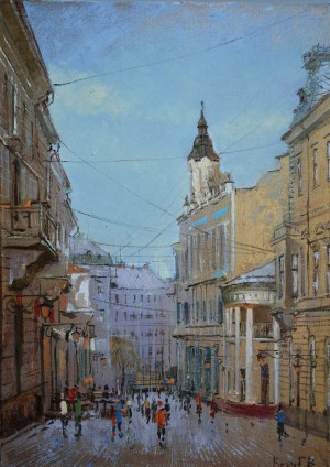 'Chernivtsi', oil on canvas