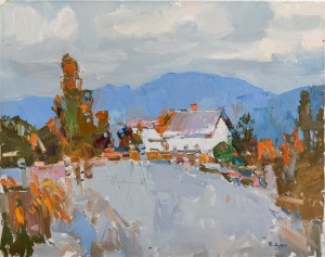 Y. Dulin Before Rain', 2018, oil on canvas, 40x50