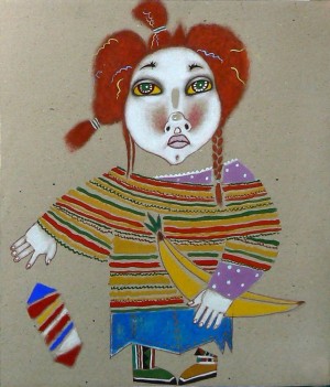 Travel In Dreams Or 12 Months And Paneiko, 2006-2007, tempera on cardboard