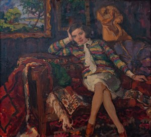 A. Erdeli A Young Artist', 1928, oil on canvas, 90x99