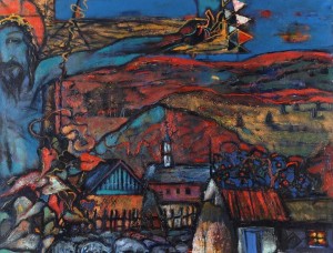 O. Kondratiuk Christ The Carpathian', 2010, oil on canvas, 80x100