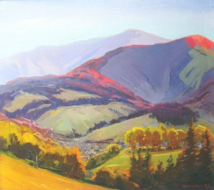 Volovets, 2009, oil on canvas, 70х80