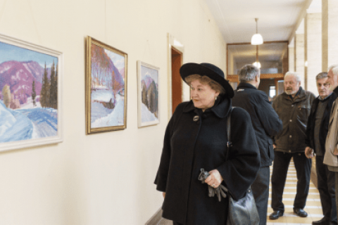 У ВЕСНЯНОМУ УЖГОРОДІ ВИПАВ СНІГ… НА ПОЛОТНАХ ХУДОЖНИКІВ. ВИСТАВКА «ЗИМА -2017»