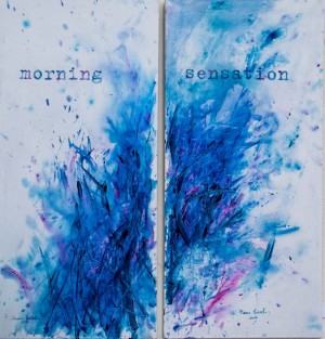 Morning Sensation (diptych), 2017 