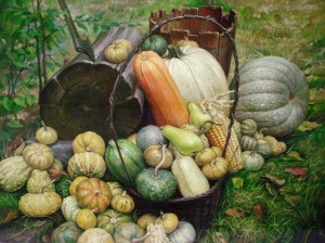 Pumpkins, 2010, oil on canvas, 60х80